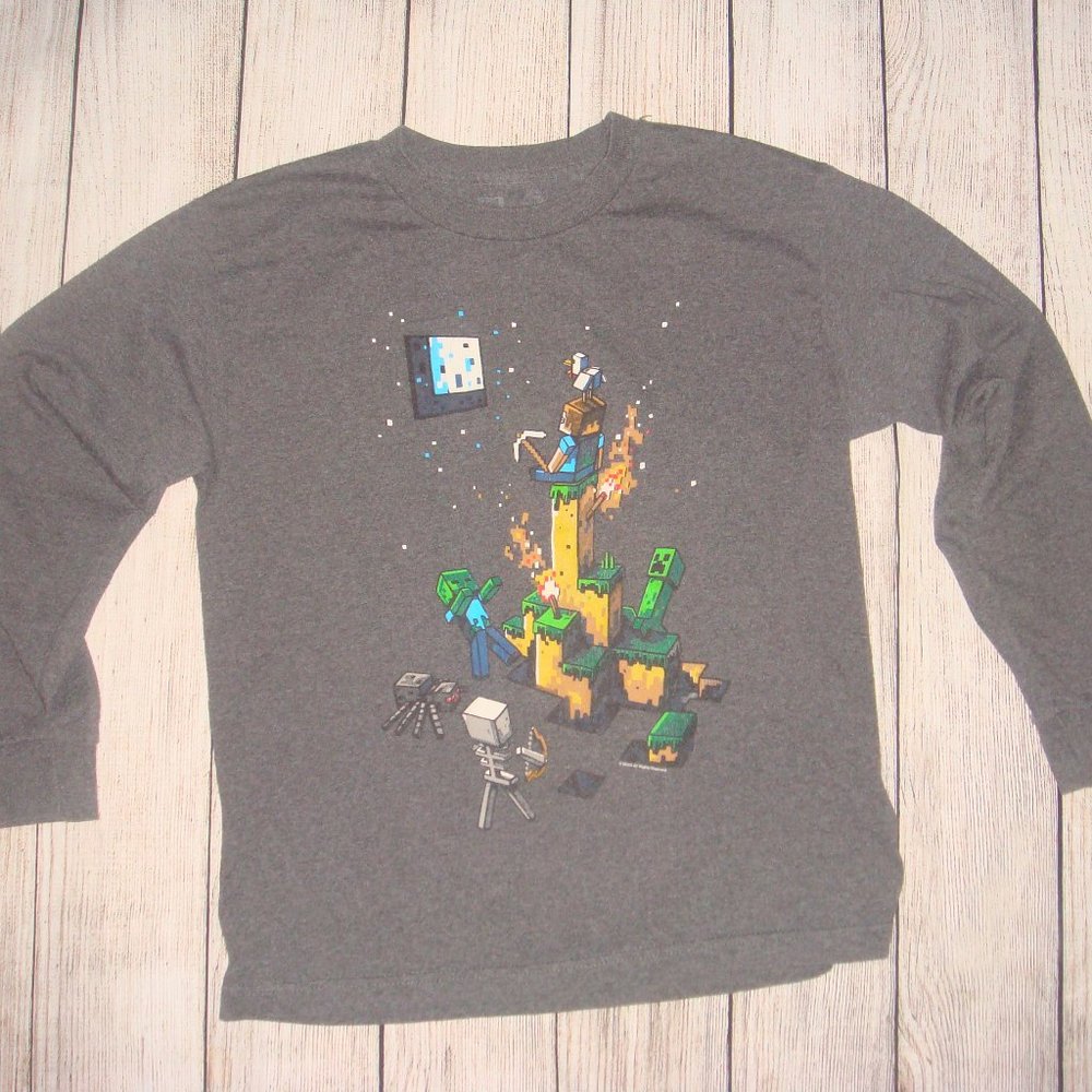 Mojang Minecraft Long Sleeve T-Shirt L